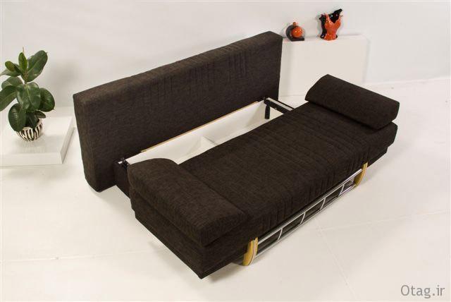 انواع طرح و مدل مبل تخت شو ، تصاویر کاناپه تختخواب شو