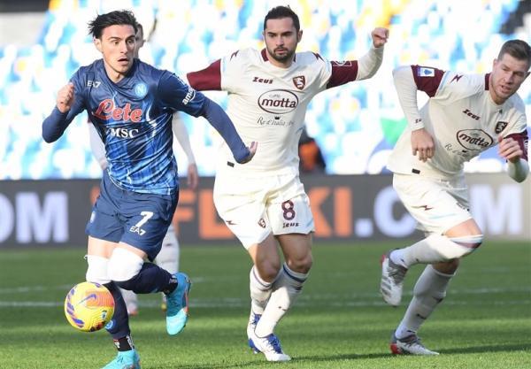 سری A، ناپولی با بردی قاطع به رده دوم رسید سری A، ناپولی با بردی قاطع به رده دوم رسید