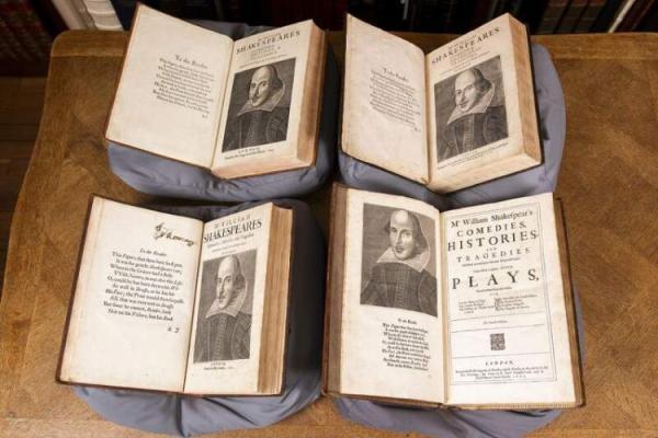 امکان خرید پنج نسخه کمیاب آثار شکسپیر فراهم شد